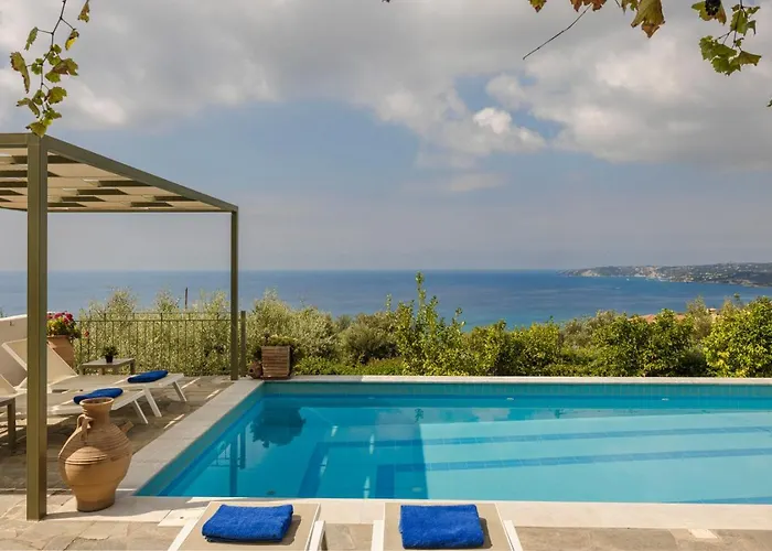 Magdalani, Breathtaking Views Across Lourdas Bay Lourdata (Kefalonia)