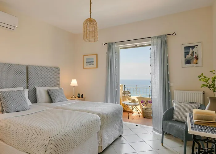 Magdalani, Breathtaking Views Across Lourdas Bay Villa Lourdata (Kefalonia)
